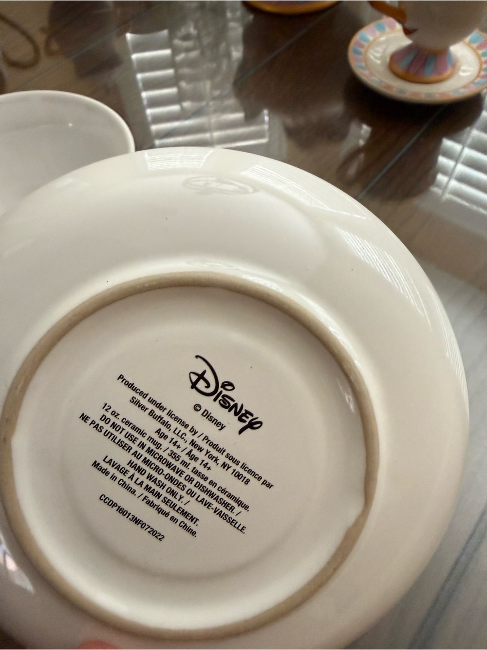 New Disney beauty and the beast cup and saucer ' - Picture 3 of 4